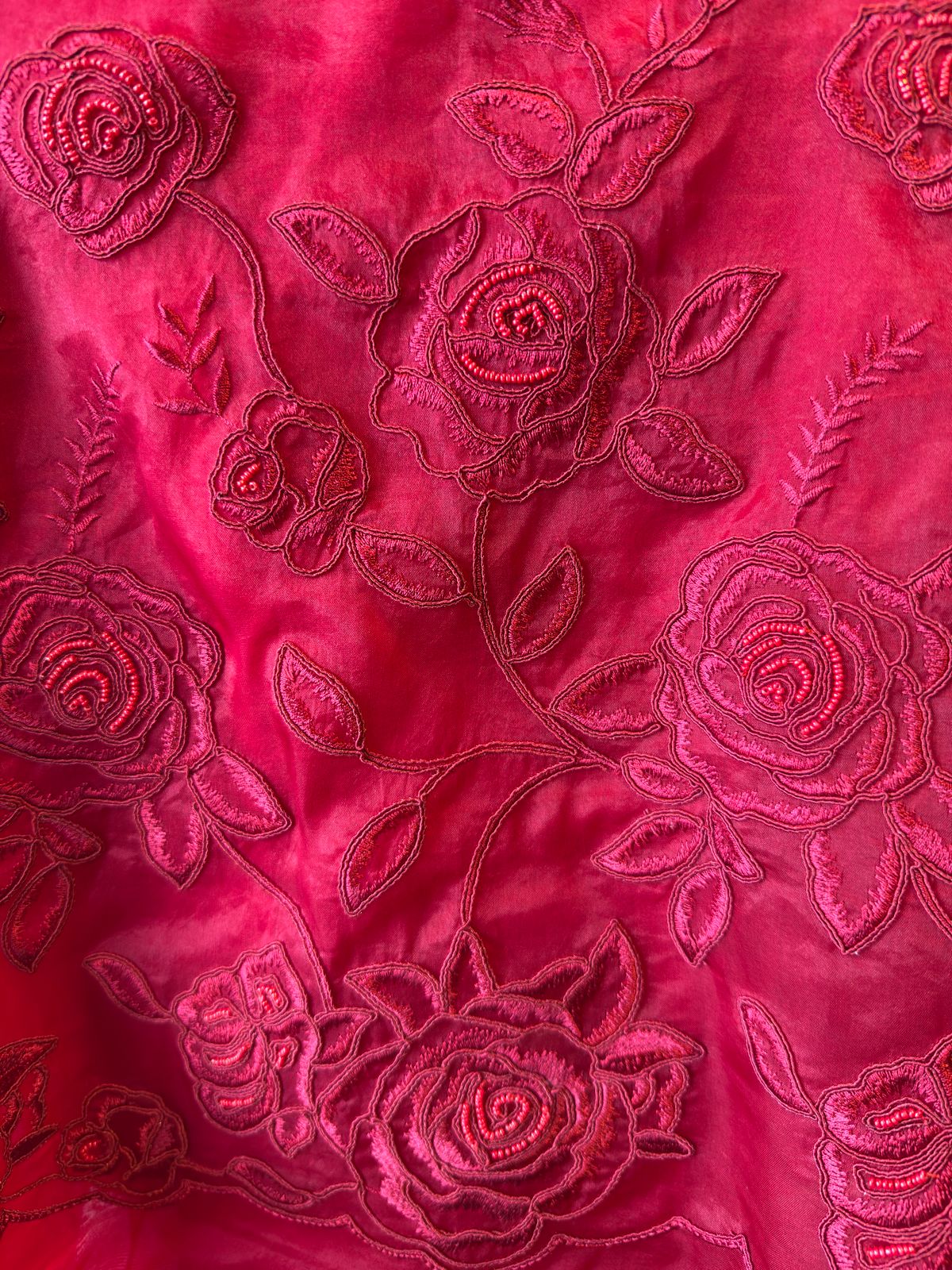 Pure organza unstitched suits